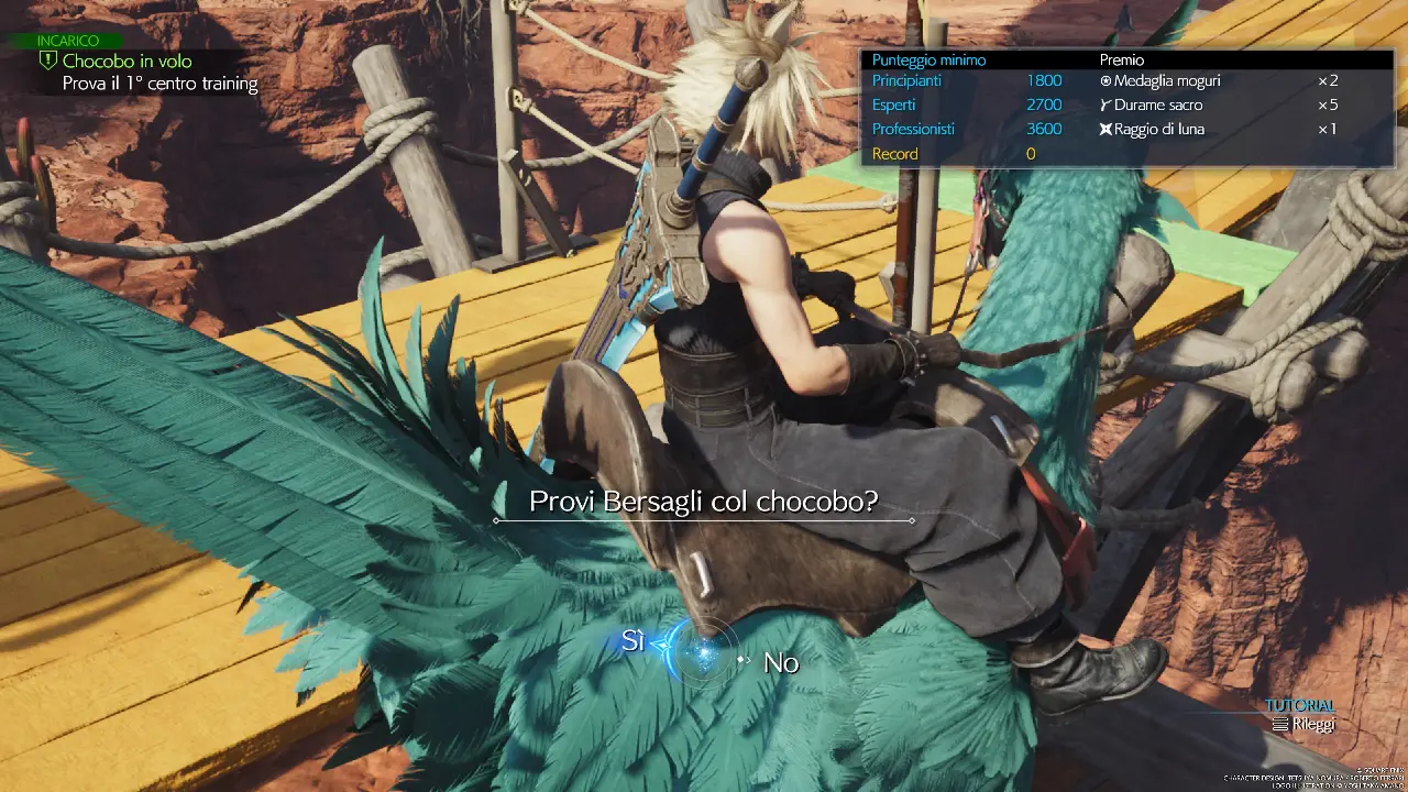 Final Fantasy VII Rebirth come completare Chocobo in volo