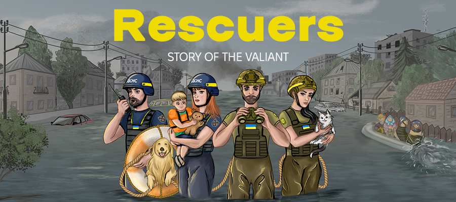 Rescuers | Il gioco dei soccorrittori durante la guerra in Ucraina