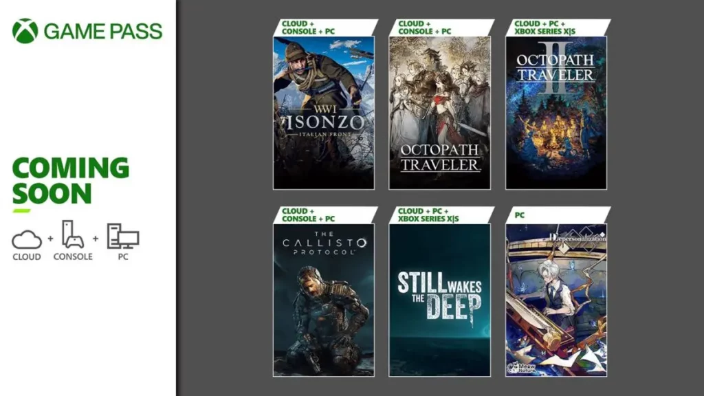 Xbox Game Pass Giugno 2024 The Callisto Protocol Octopath Traveler 2