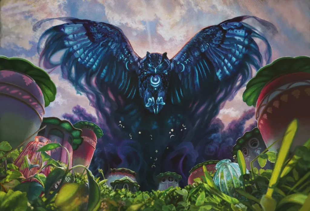 Maha its feathers night