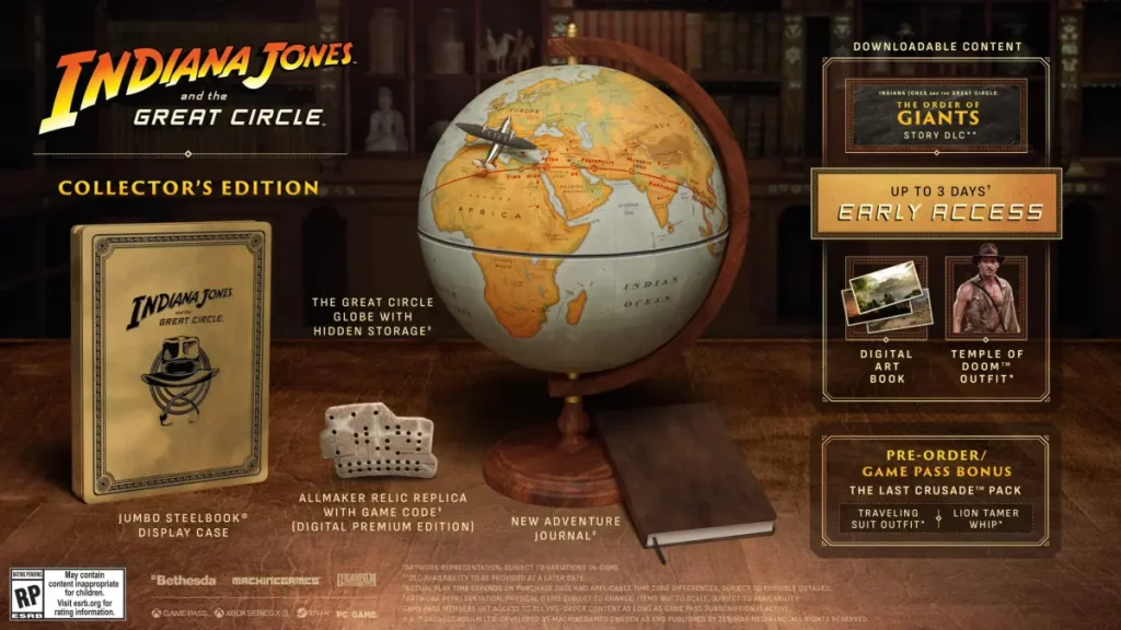 Indiana Jones e l'Antico Cerchio PS5 PC Xbox DLC The Order of Giants