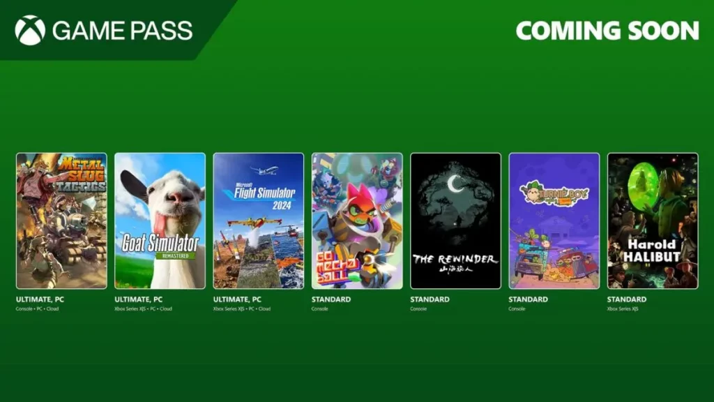 xbox game pass novembre 2024 microsoft flight simulator metal slug novità