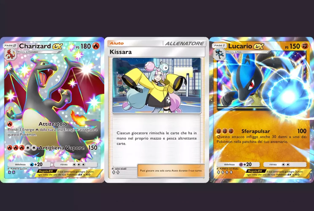 Pokémon TCG Pocket Tripudio Scintillante annunciata la nuova espansione a tema! Lucario EX, Charizard Ex shiny