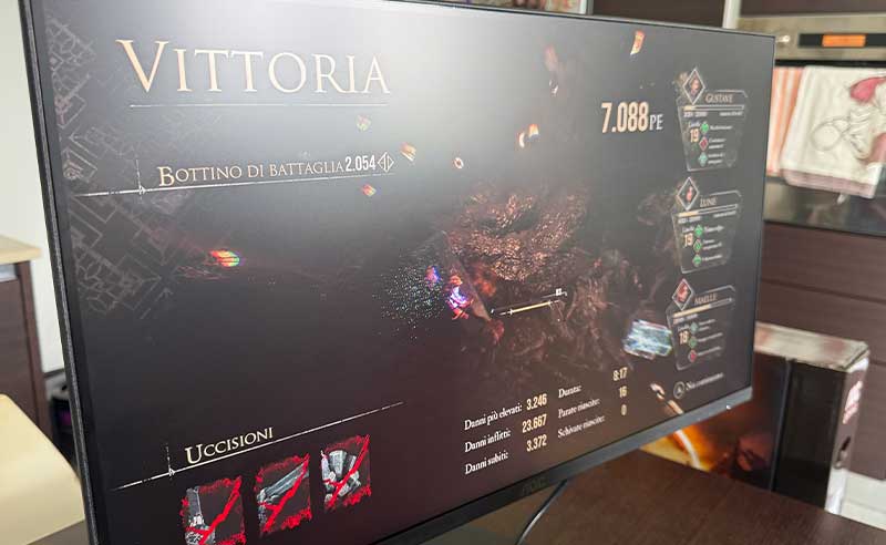 prestazioni gaming aoc