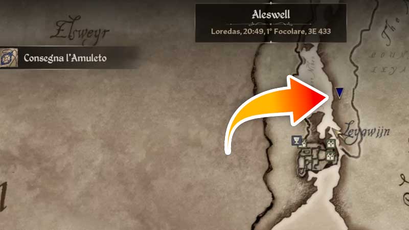 mappa per il dungeon di amelion