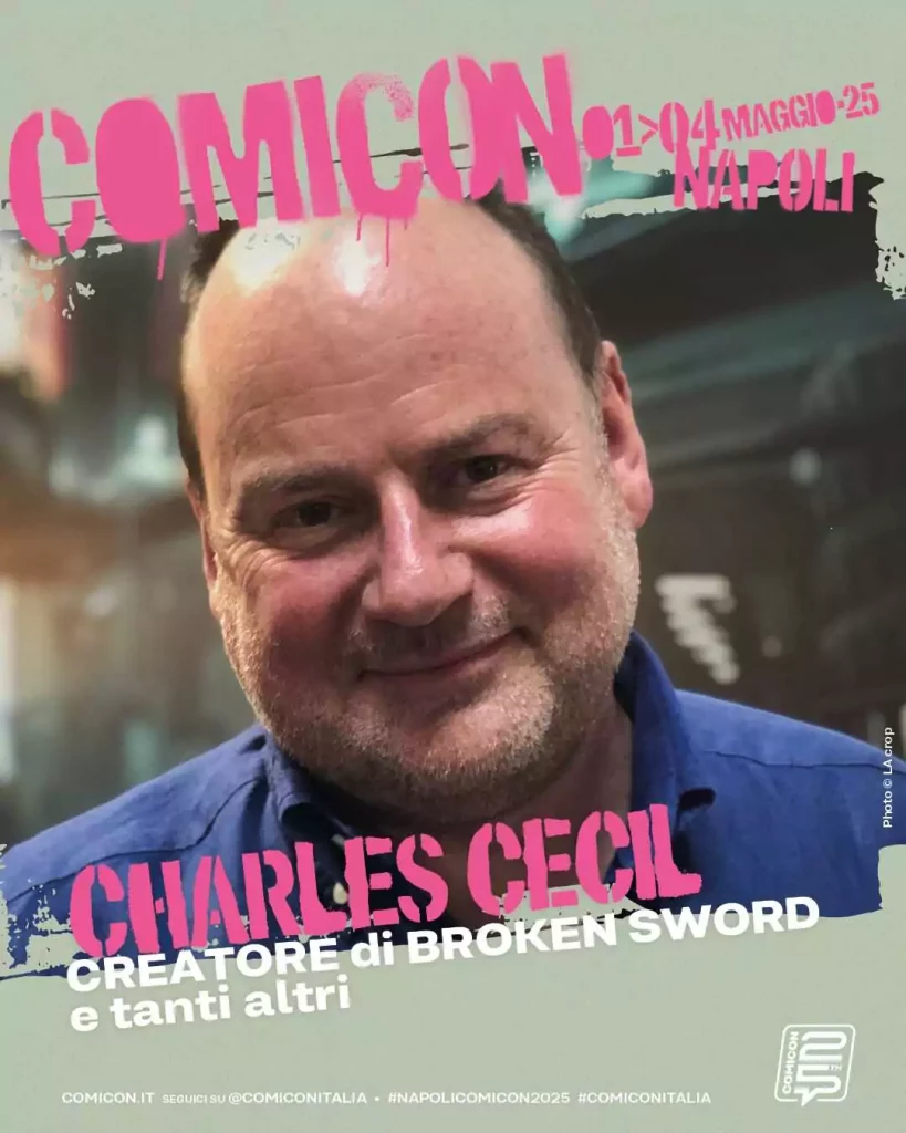 Comicon Napoli 2025: Intervista a Charles Cecil - immagine dell'editoriale