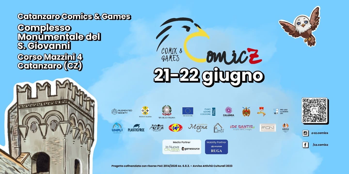 Gamesource è media partner di Catanzaro Comics & Games 2025