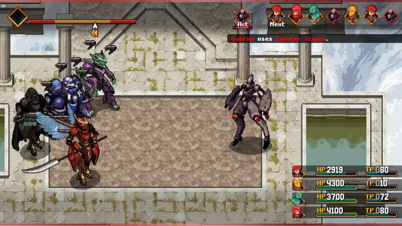 Chained Echoes Ashes of Elrant Recensione boss