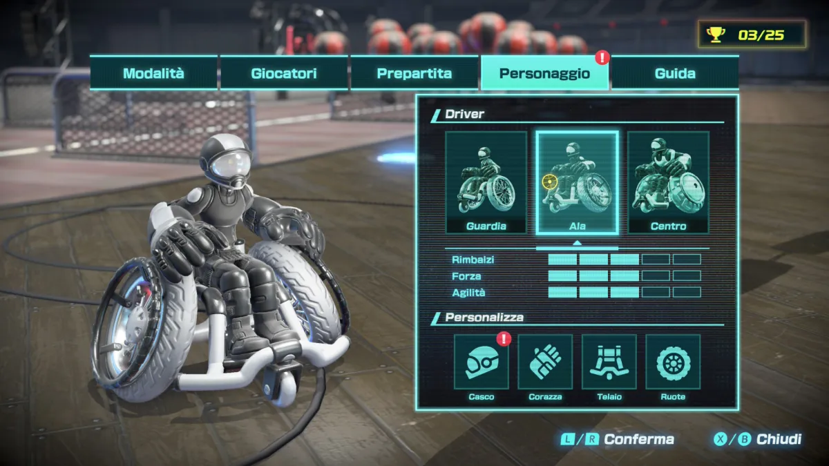 I livelli di personalizzazione sono essenziali e otterremo nuovi oggetti completando sfide nel Parco