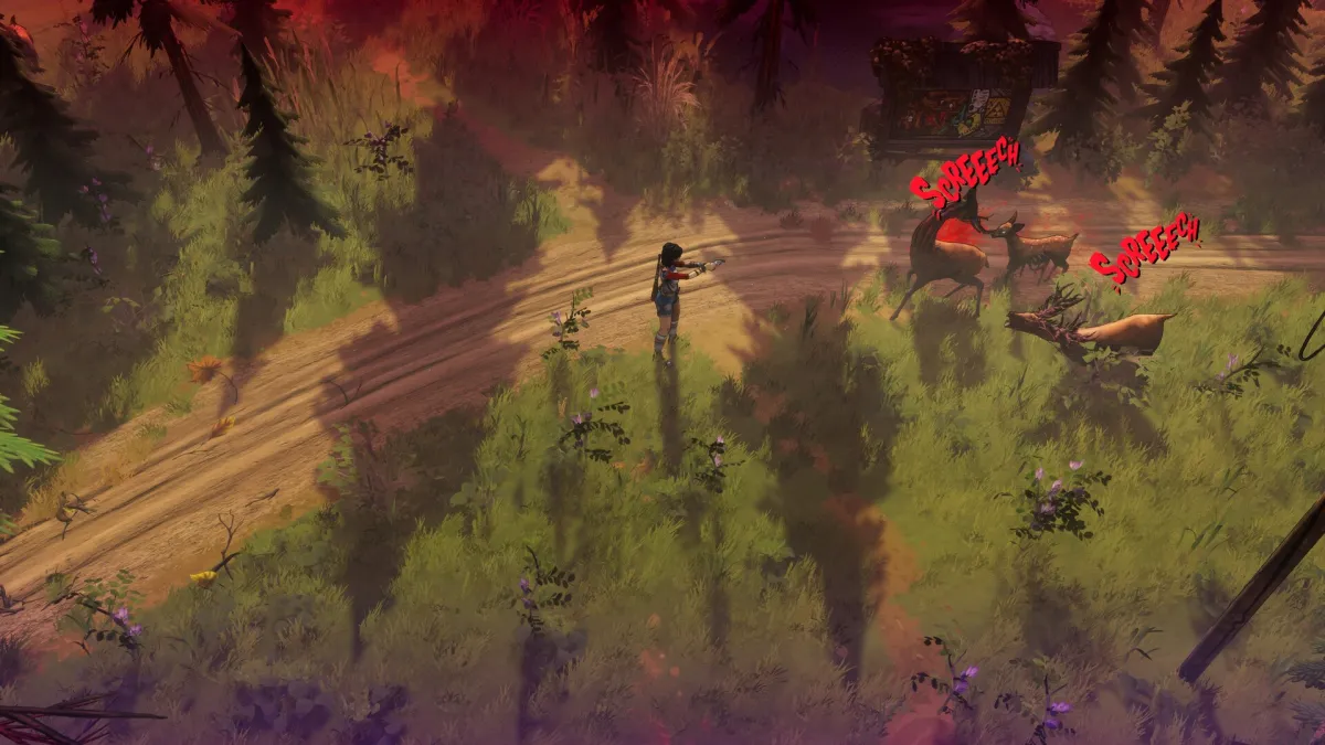 L'eslorazione dell'area è intuitiva, pur in assenza di una mappa consultabile