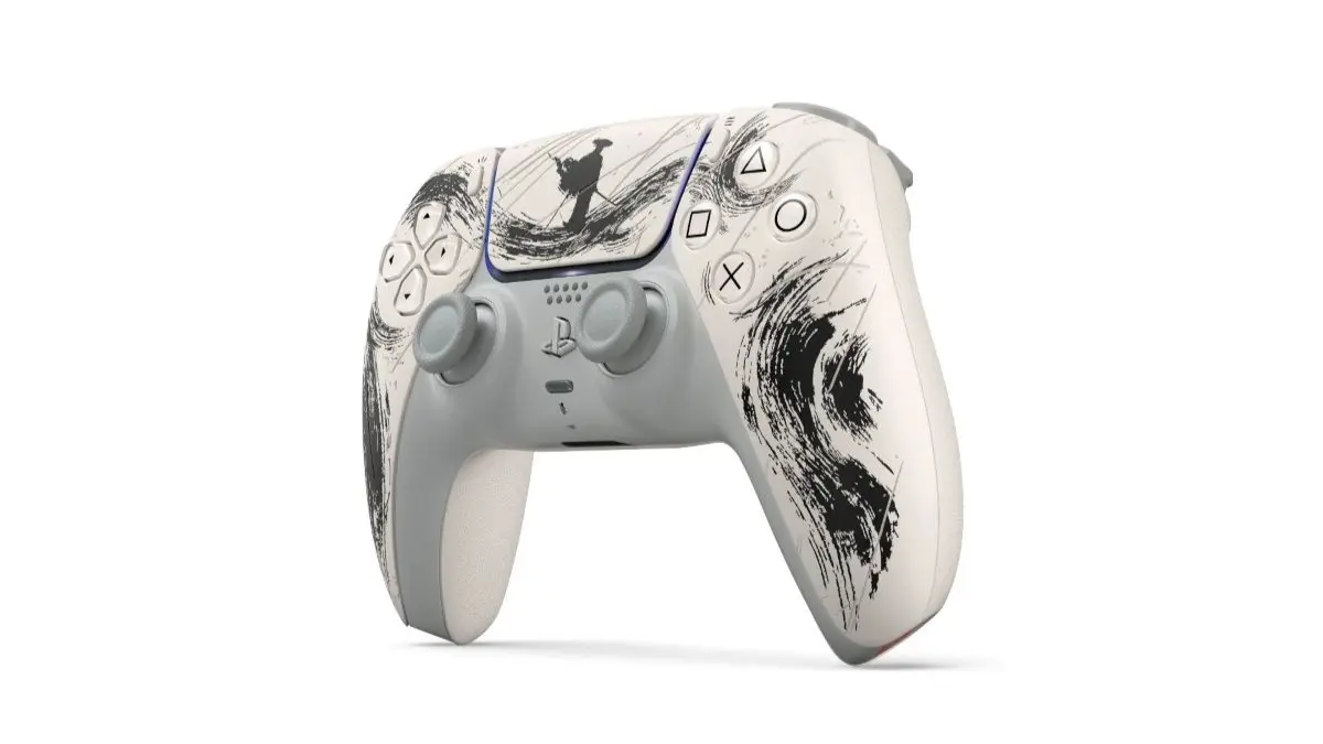 ghost of yōtei - controller e ps5 limited edition - controller nero
