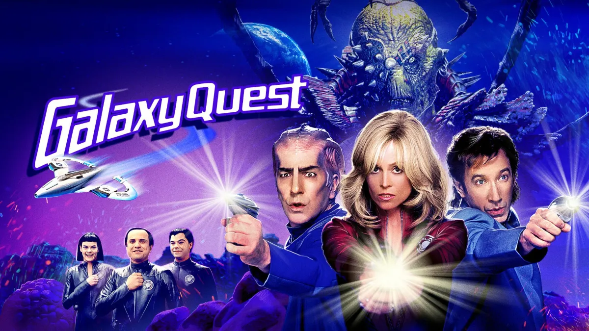 Galaxy Quest è un film che parla visivamente il linguaggio del sci-fi, quello di Star Trek in particolare