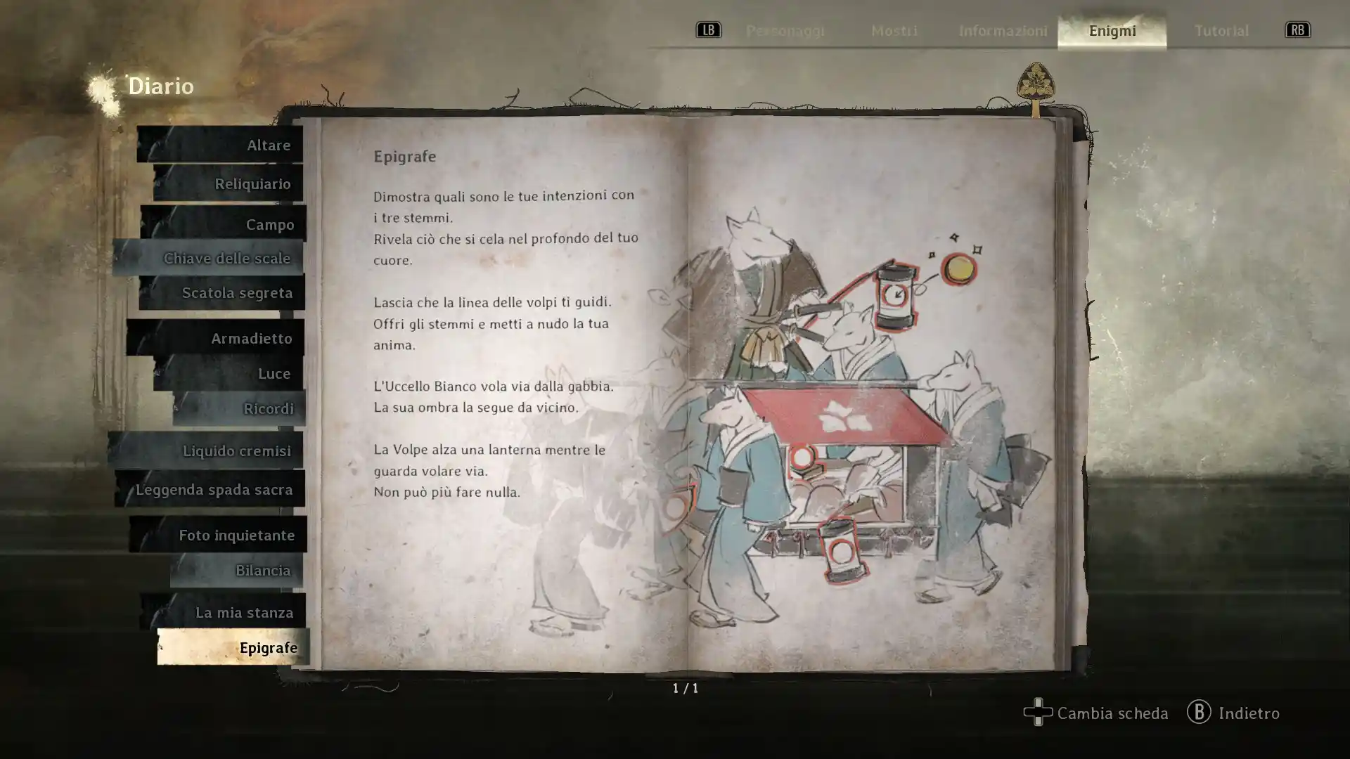 Guida Silent Hill f - Epigrafe terzo pattern enigma