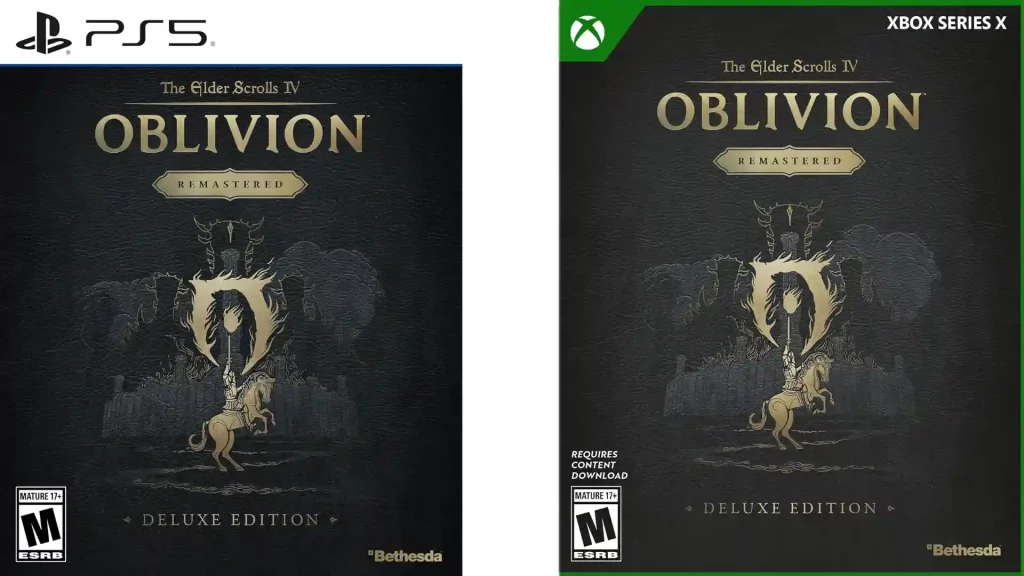 Oblivion Remastered Fisico Copertina