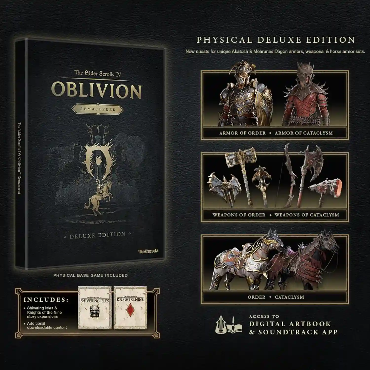 Oblivion Remastered Fisico