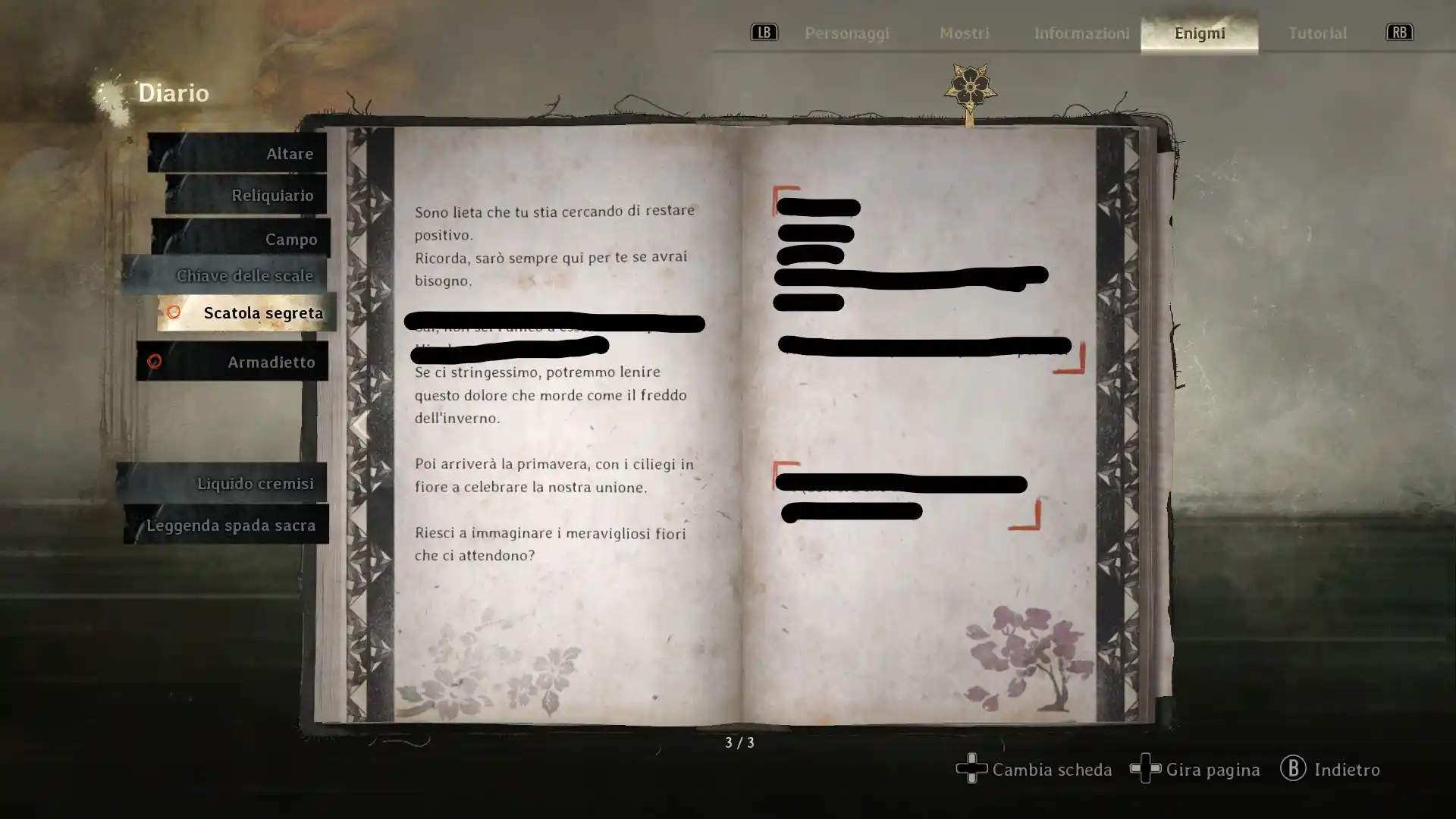 Silent Hill f Scatola dei Desideri Guida Terzo