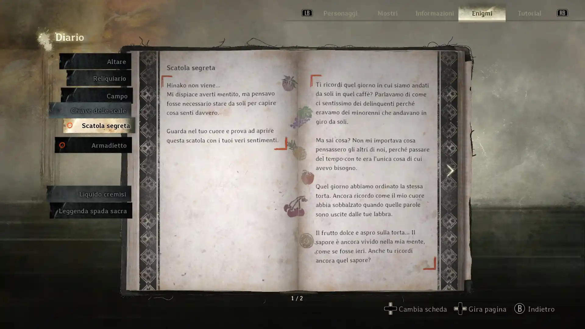 Silent Hill f Scatola dei Desideri Guida primo