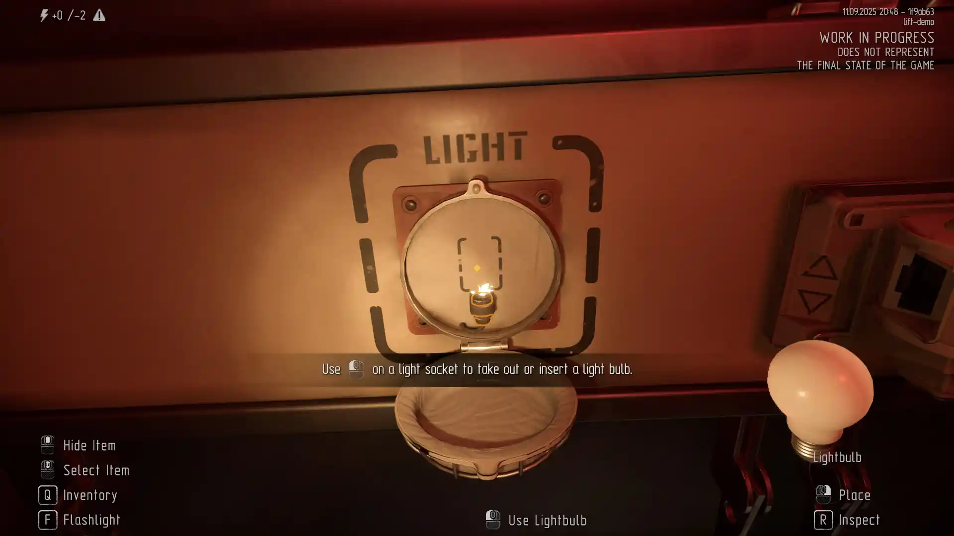 The Lift Anteprima lampadina