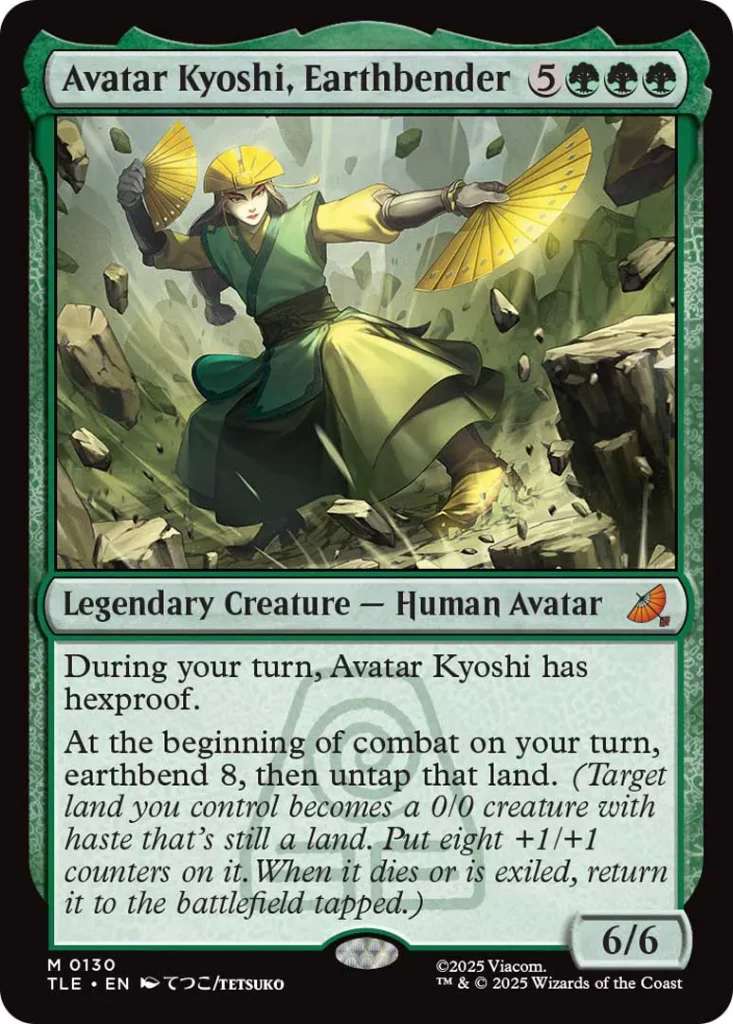 Avatar Kyoshi, Earthbender mtg jumpstart avatar