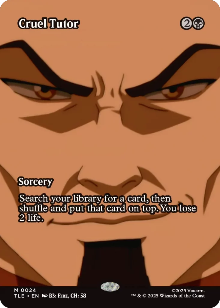 Cruel Tutor mtg full art avatar