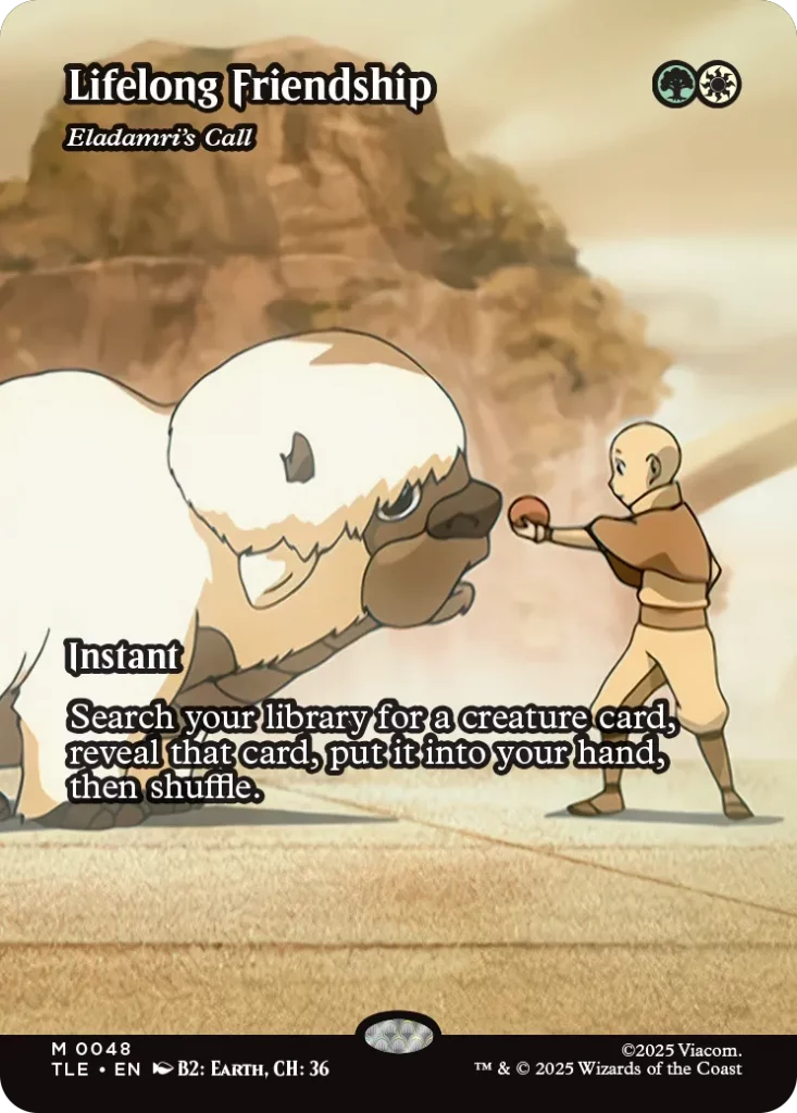 Eladamris Call avatar mtg full art