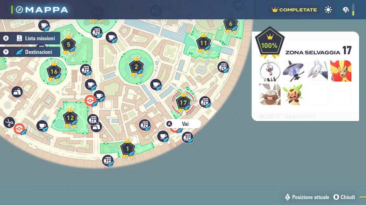 Guida alle Zone Selvagge di Leggende Pokémon Z-A