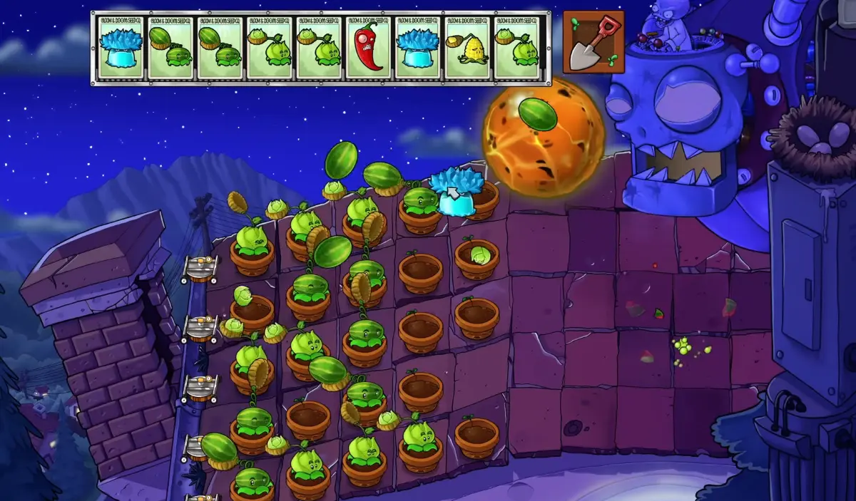 Plants Vs Zombies Il boss finale congelato