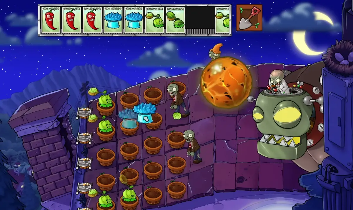 Plants Vs Zombies Un attacco del boss finale