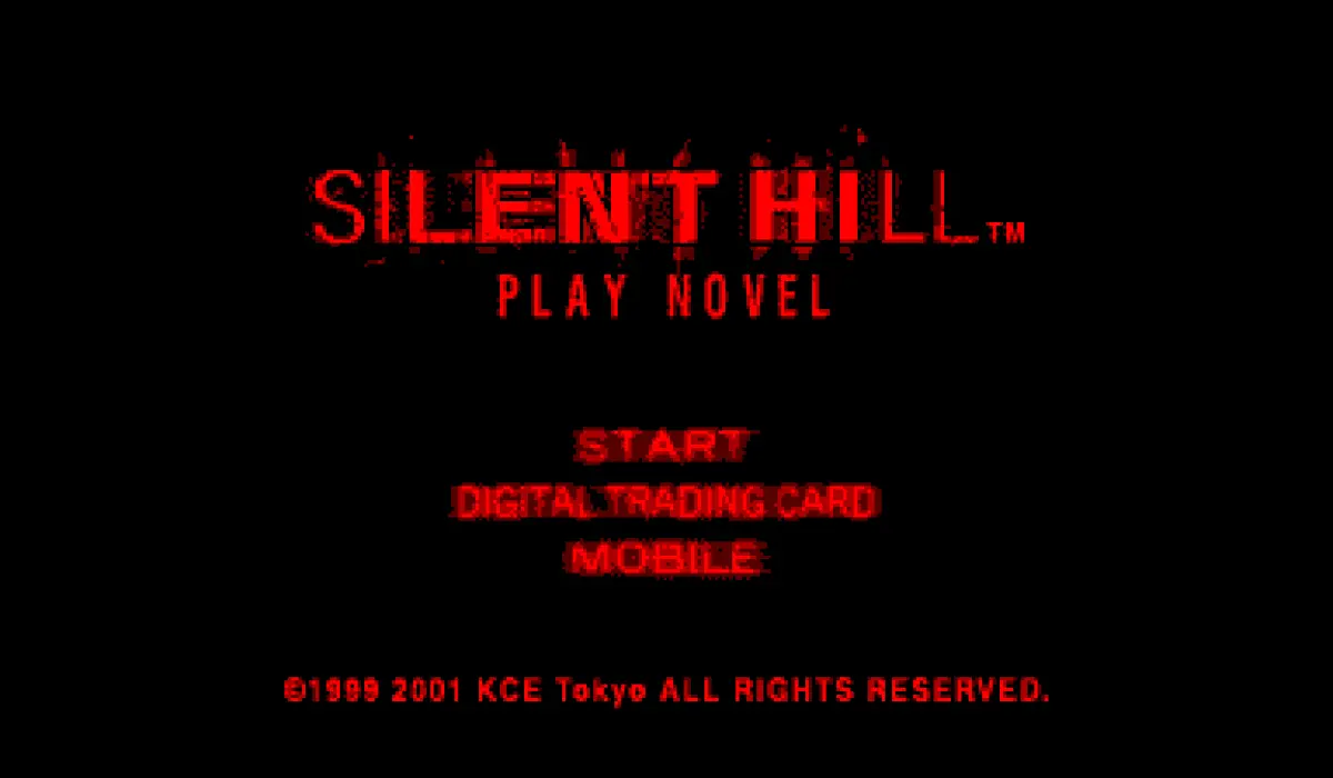 Play Novel Silent Hill schermata del titolo