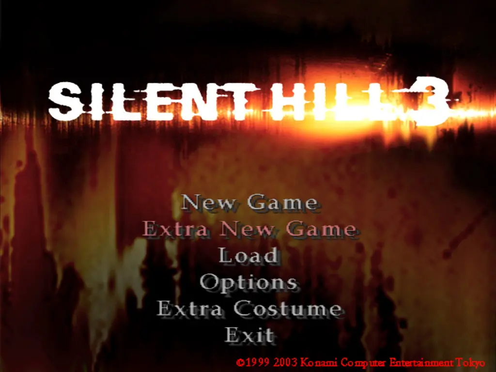 Silent Hill 3 Schermata del titolo