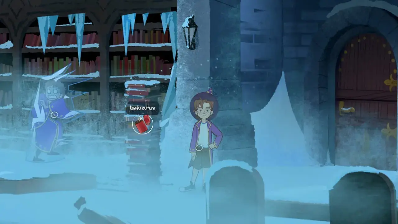 Simon the Sorcerer Origins Guida completa borraccia biblioteca