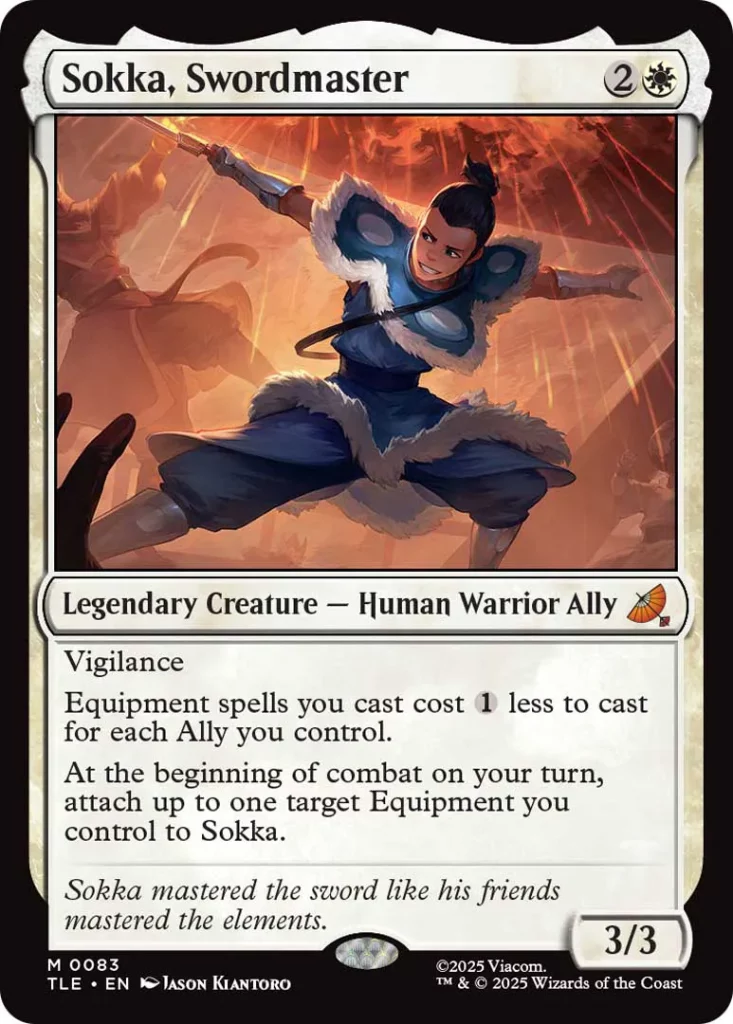 Sokka, Swordmaster mtg avatar jumpstart
