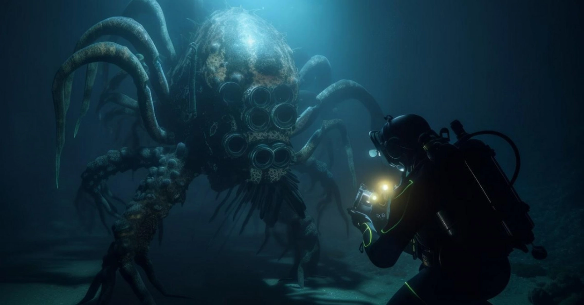 Beneath: il nostro eroe incontra uno dei mostri del gioco