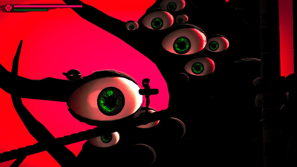 Silly Polly Beast alterna sezioni 2D a sezioni più tradizionalmente 3D