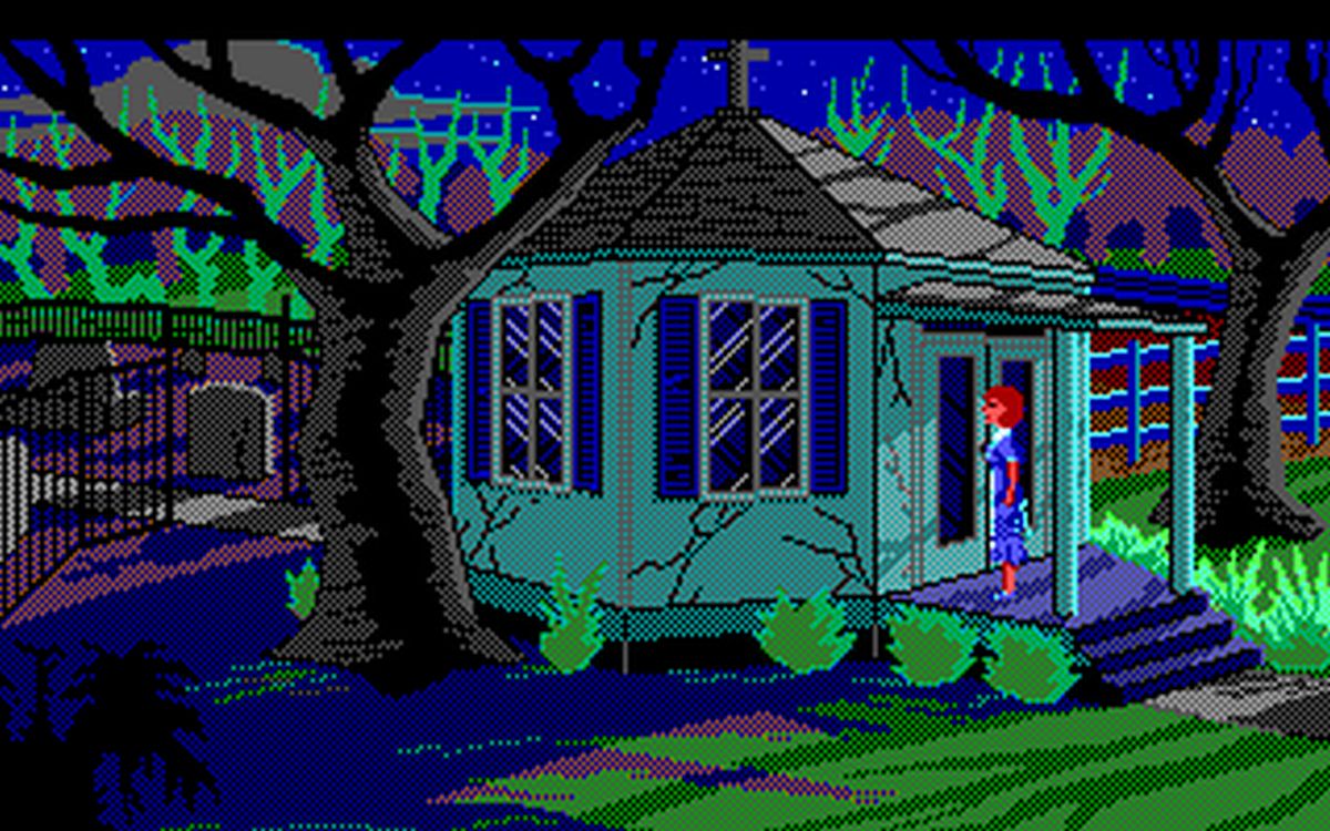 The Colonel's Bequest: vista del giardino della villa
