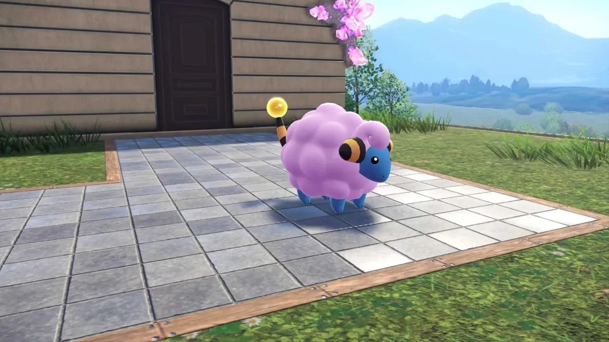 Guida agli Shiny di Leggende Pokémon Z-A - Mareep cromatico