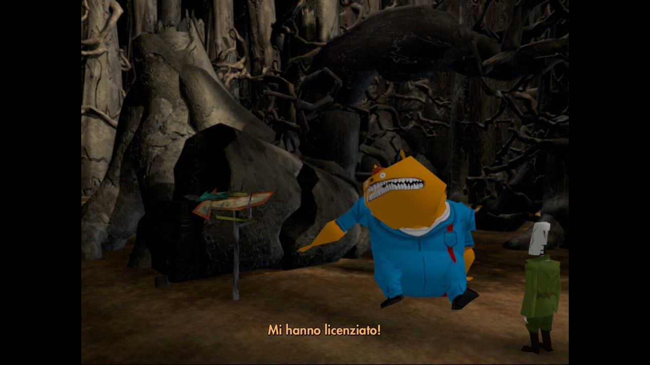 Grim Fandango: Manny e Glottis nella foresta