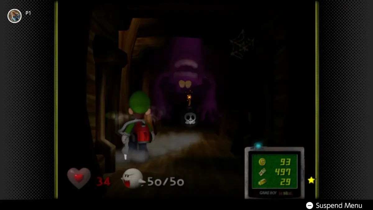 Luigi's Mansion combattimento con un fantasma