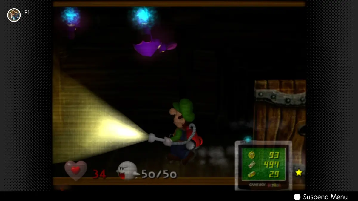Luigi's Mansion esplorazione nella soffitta