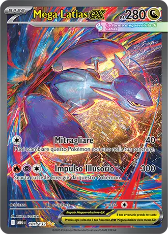 Pokémon TCG Megaevoluzioni uno sguardo alla nuova Era Mega Latias Alternative disegnato da Akira Egawa