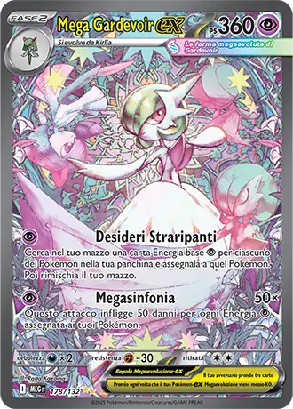 Pokémon TCG Megaevoluzioni uno sguardo alla nuova Era la bellissima illustrazione di Mega Gardevoir SAR