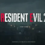 Resident Evil 2 Remake Schermata del titolo