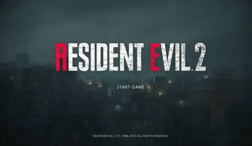 Resident Evil 2 Remake Schermata del titolo