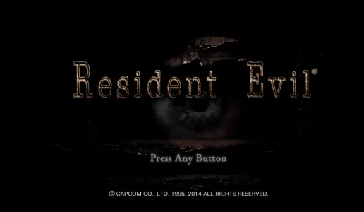 Resident Evil Rebirth Title screen del gioco