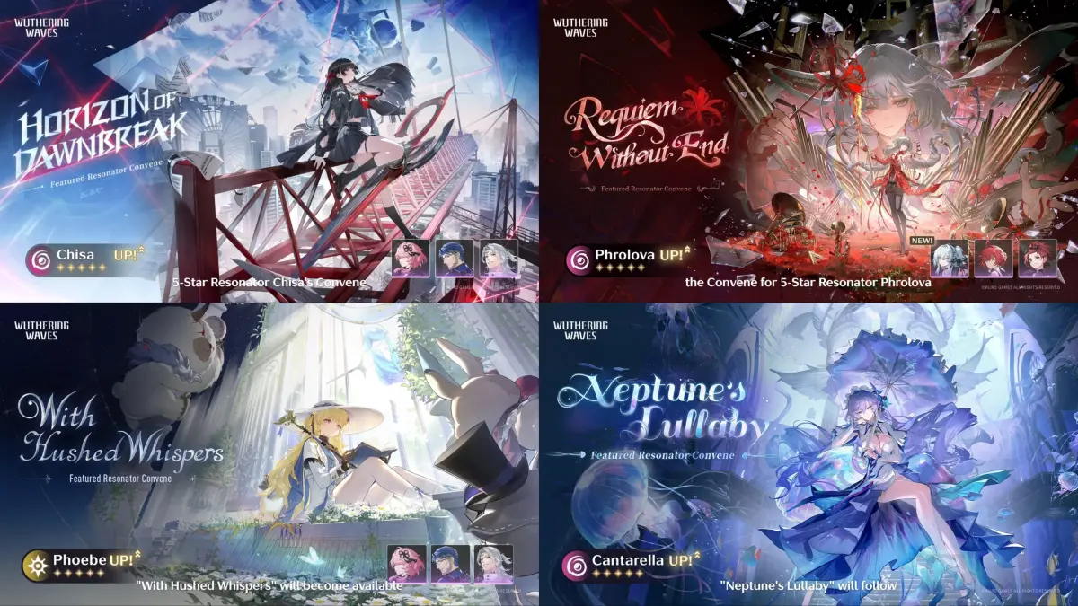 Wuthering Waves 2.8 - Banner Personaggi