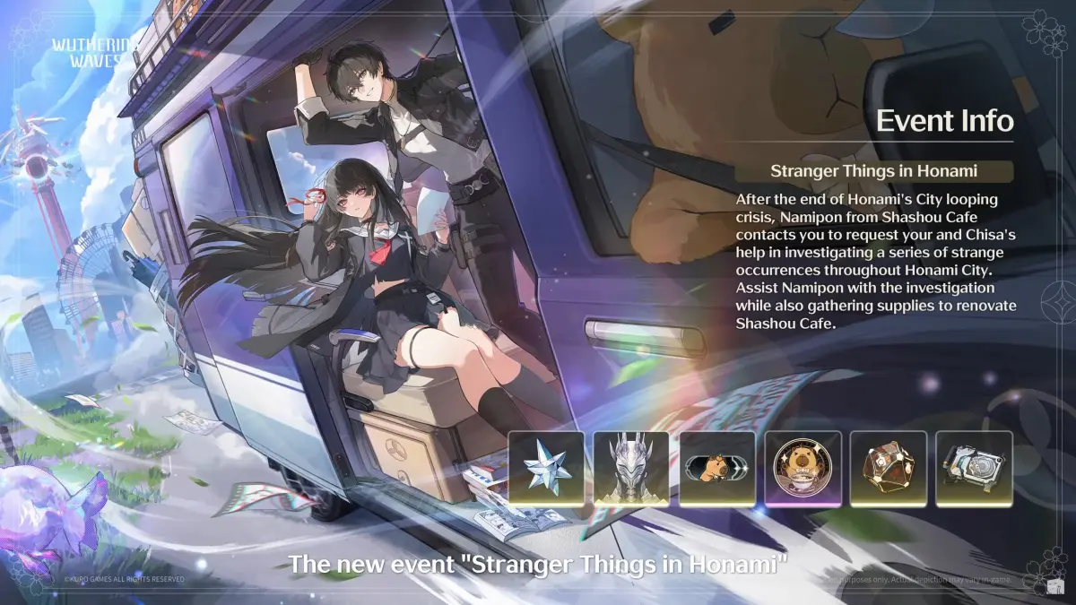 Wuthering Waves 2.8 - Eventi