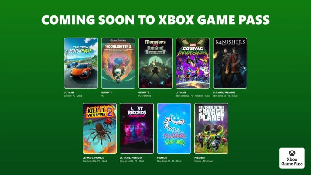 Xbox Game Pass: Nuove Uscite per Novembre e Dicembre - immagine della notizia