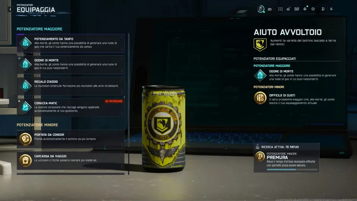 aiuto avvoltoio bo7 - potenziatori maggiori