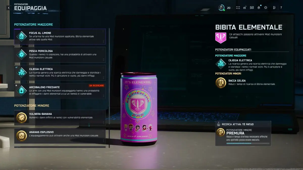 bibita elementale bo7 - potenziatori maggiori