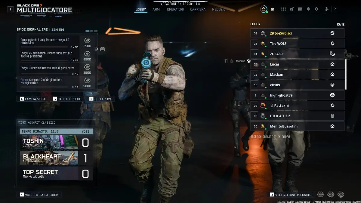 bo7 recensione - lobby multiplayer